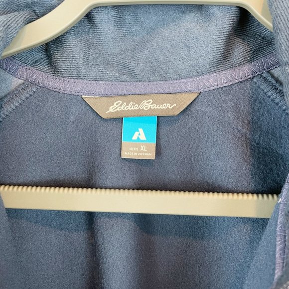 Eddie Bauer Outpace Storm HZ Mock 1/2-Zip Blue First Ascent XL - Picture 4 of 11